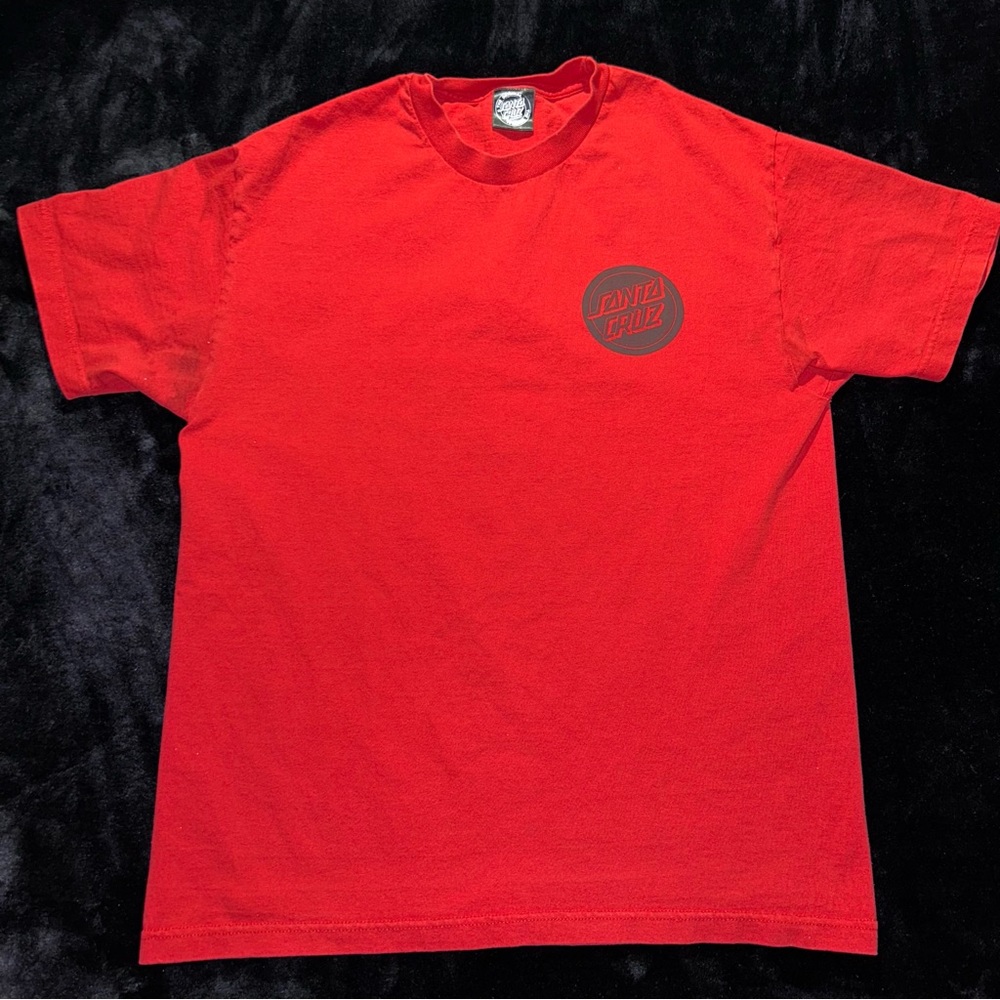 Red santa cruz shirt